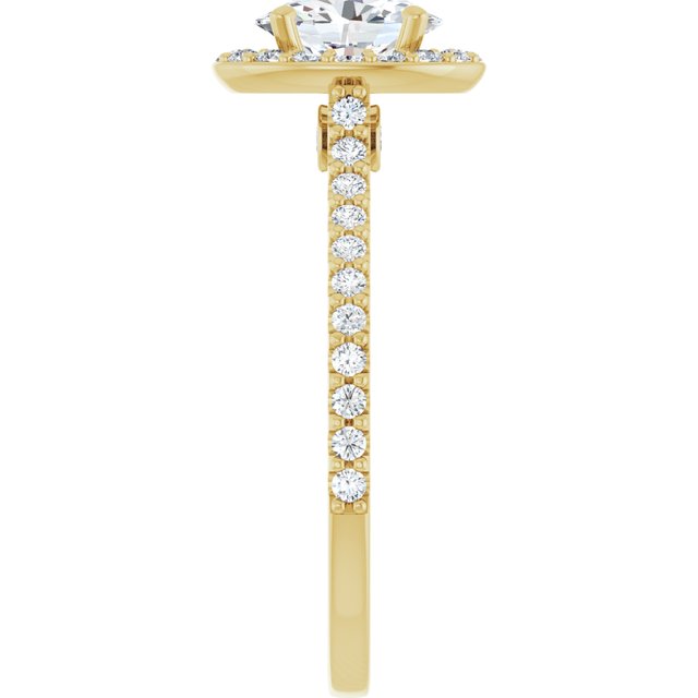 Halo-Style Engagement Ring