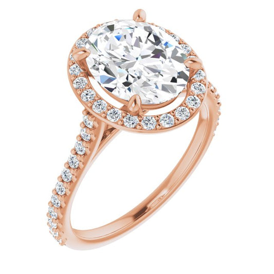 Halo-Style Engagement Ring