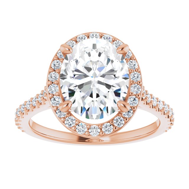 Halo-Style Engagement Ring