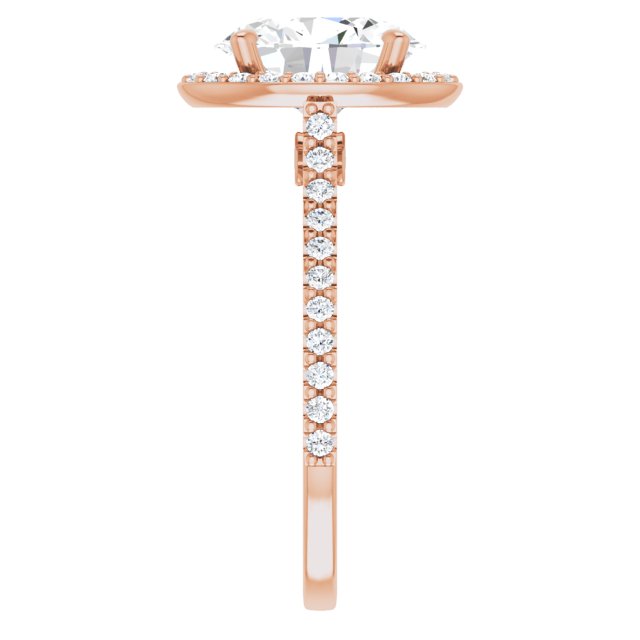 Halo-Style Engagement Ring