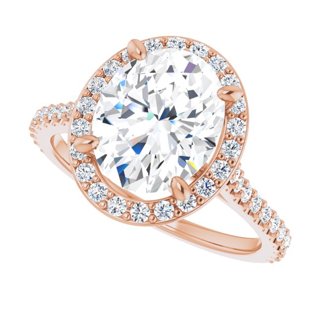 Halo-Style Engagement Ring