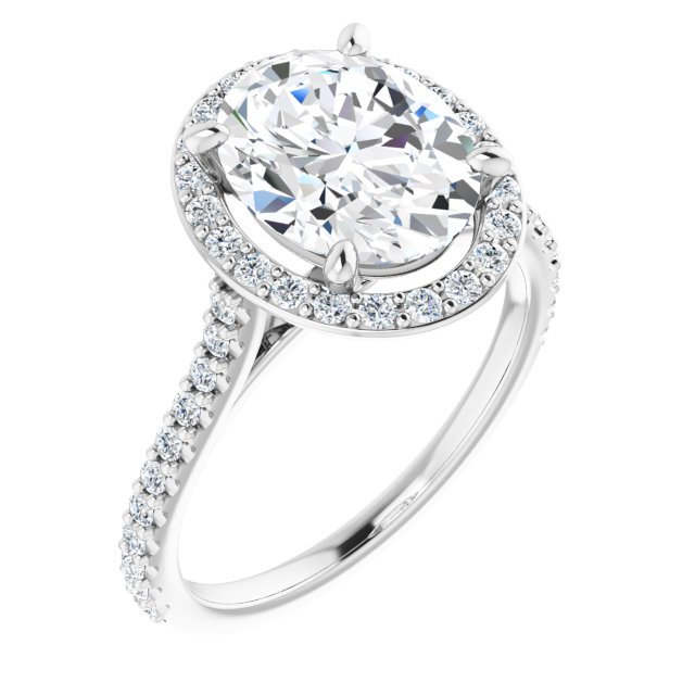 Halo-Style Engagement Ring