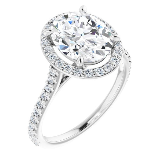 Halo-Style Engagement Ring