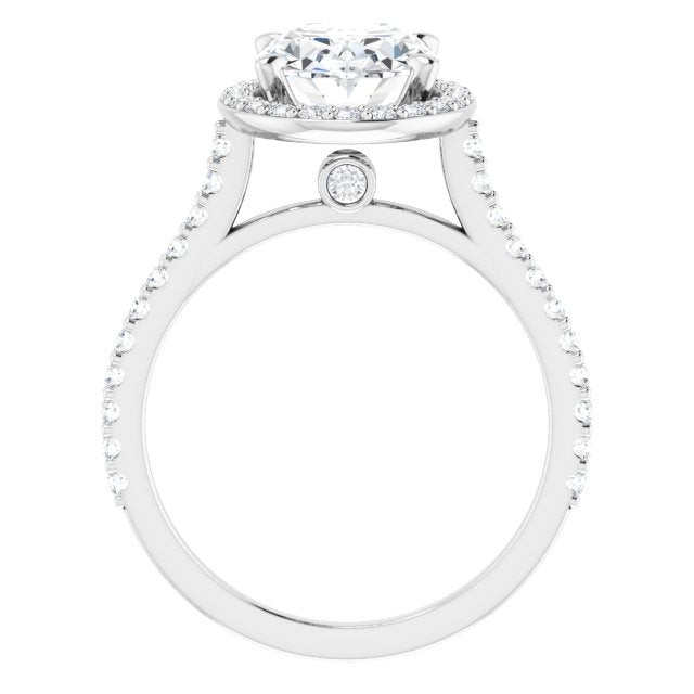 Halo-Style Engagement Ring