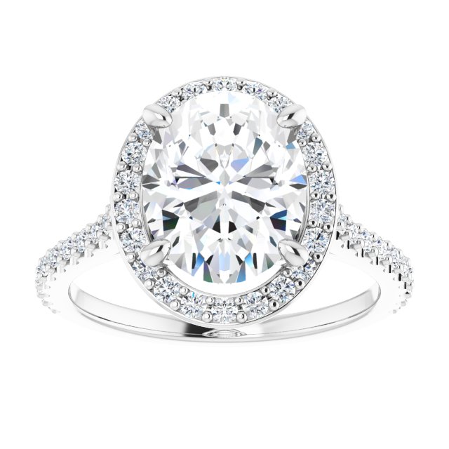 Halo-Style Engagement Ring