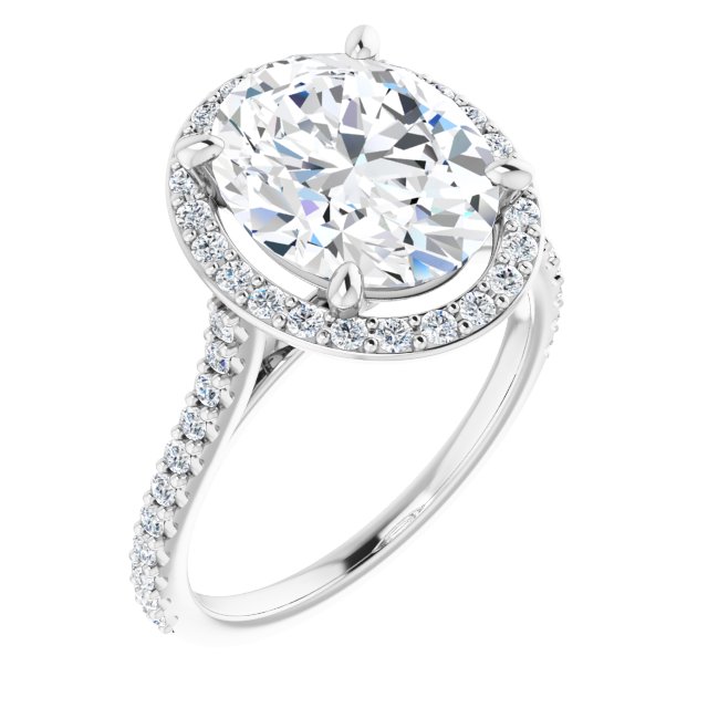 Halo-Style Engagement Ring