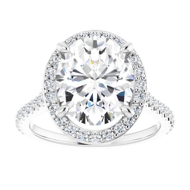 Halo-Style Engagement Ring