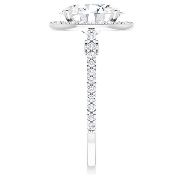 Halo-Style Engagement Ring