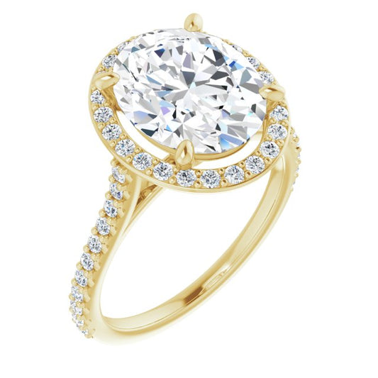 Halo-Style Engagement Ring