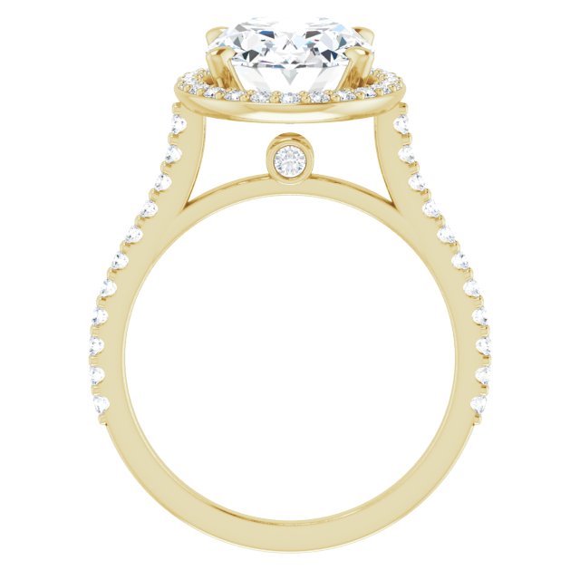 Halo-Style Engagement Ring