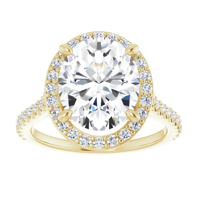 Halo-Style Engagement Ring