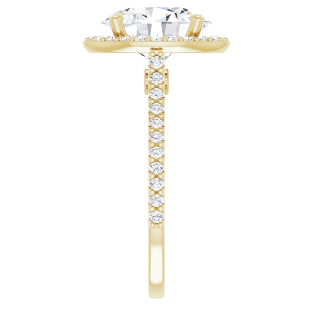 Halo-Style Engagement Ring