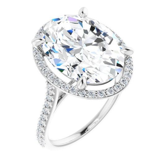 Halo-Style Engagement Ring