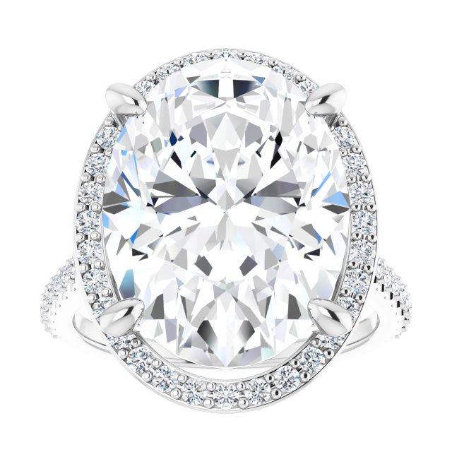 Halo-Style Engagement Ring