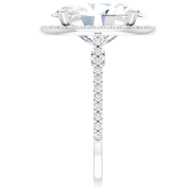 Halo-Style Engagement Ring