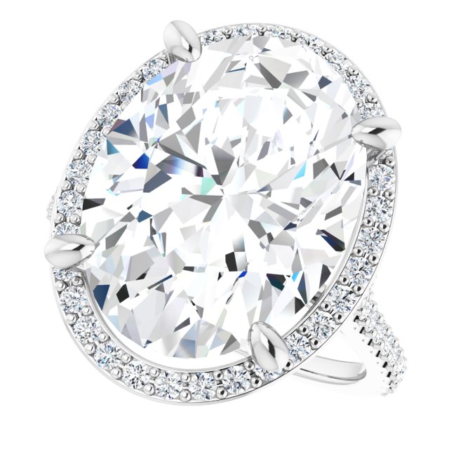 Halo-Style Engagement Ring