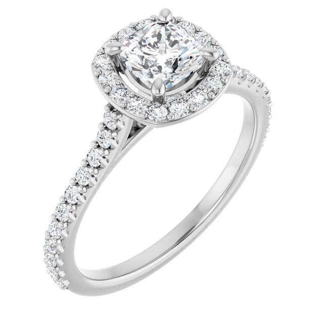 Halo-Style Engagement Ring
