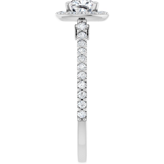 Halo-Style Engagement Ring