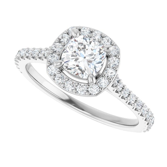 Halo-Style Engagement Ring