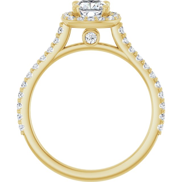 Halo-Style Engagement Ring