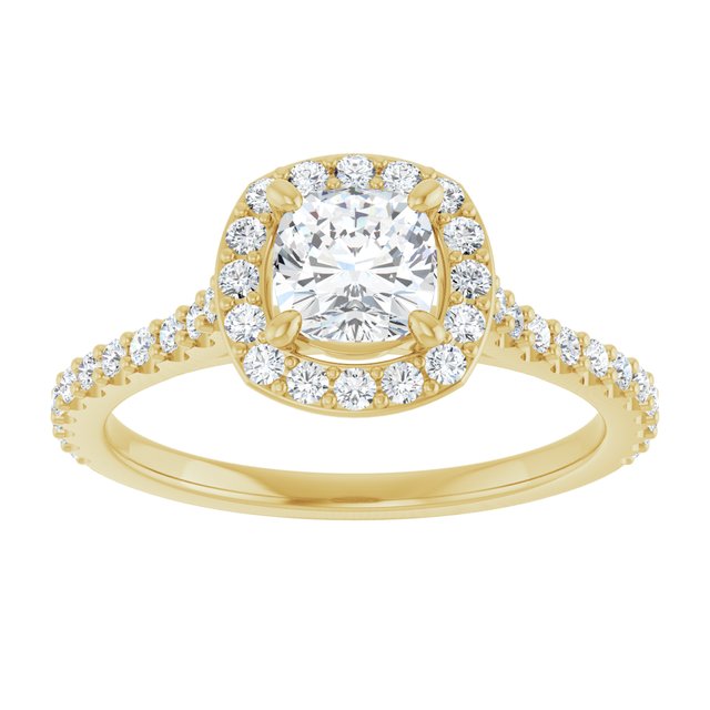 Halo-Style Engagement Ring