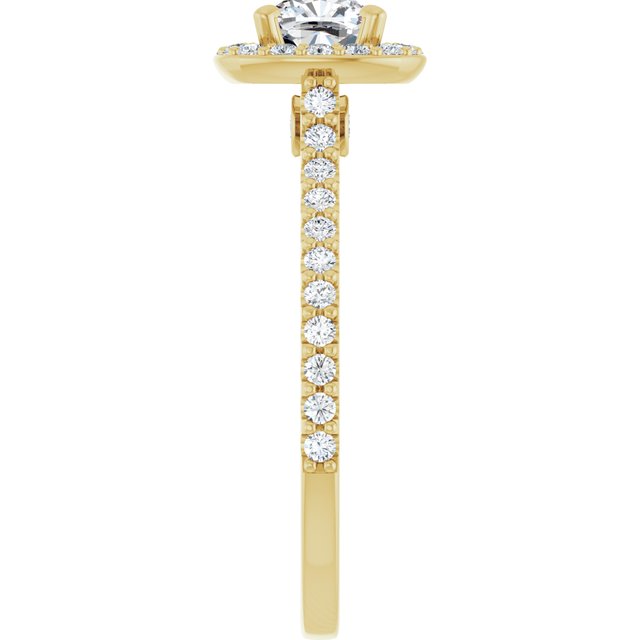 Halo-Style Engagement Ring