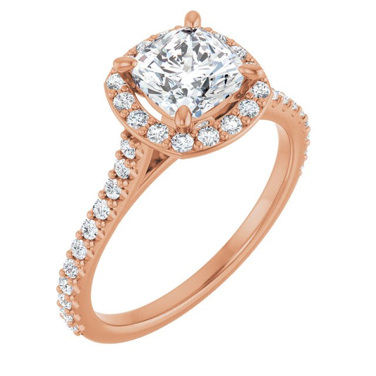 Halo-Style Engagement Ring