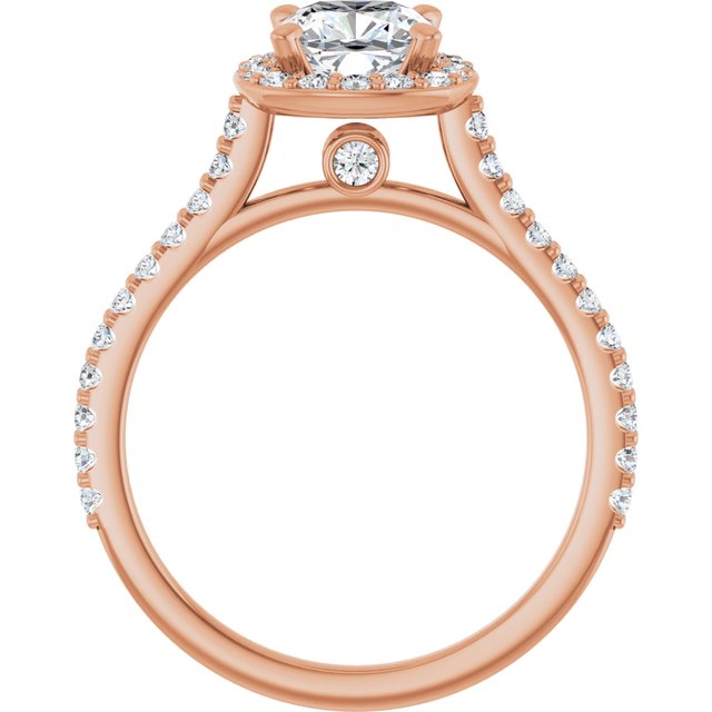 Halo-Style Engagement Ring