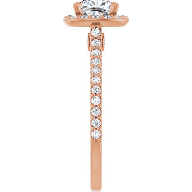 Halo-Style Engagement Ring