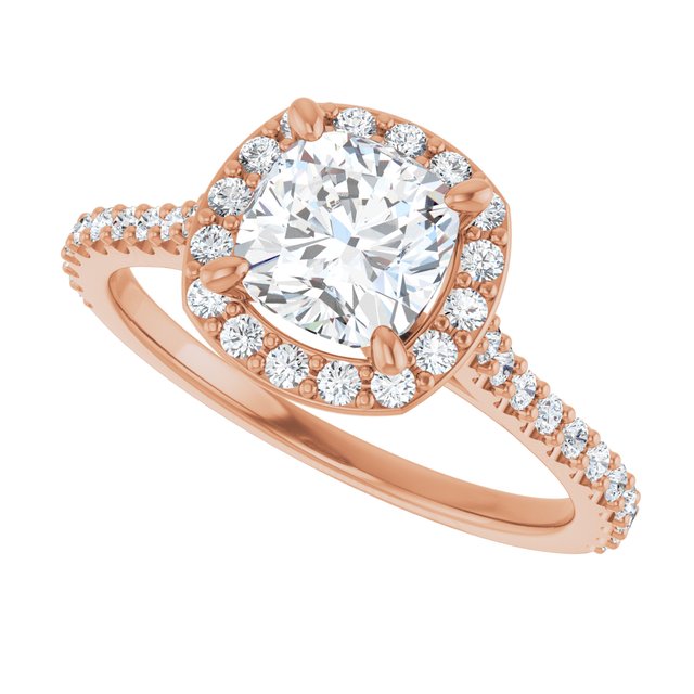 Halo-Style Engagement Ring