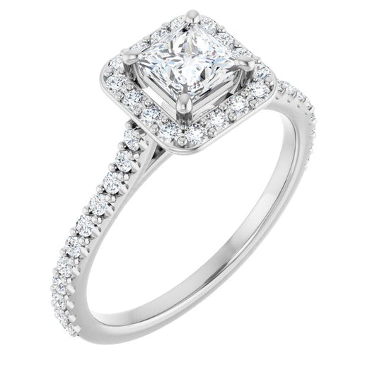 Halo-Style Engagement Ring