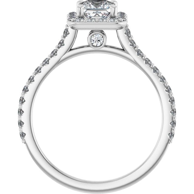 Halo-Style Engagement Ring