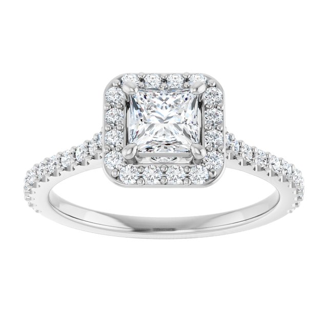 Halo-Style Engagement Ring