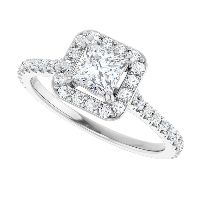 Halo-Style Engagement Ring