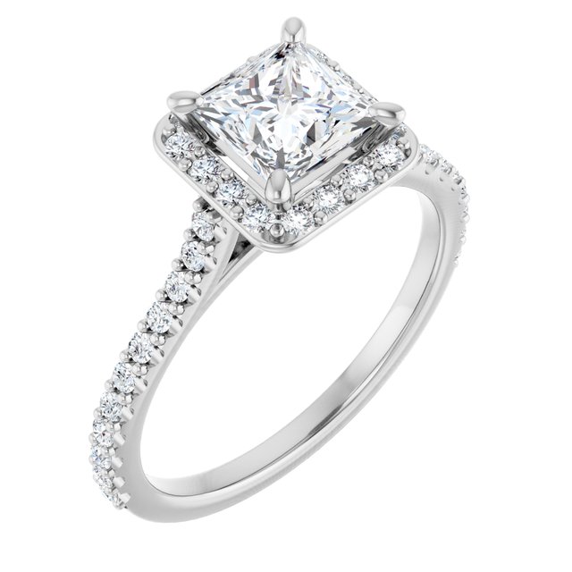 Halo-Style Engagement Ring