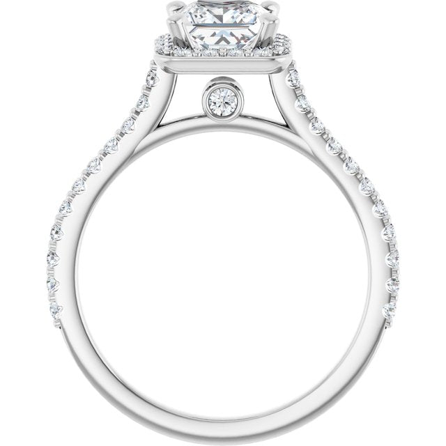 Halo-Style Engagement Ring