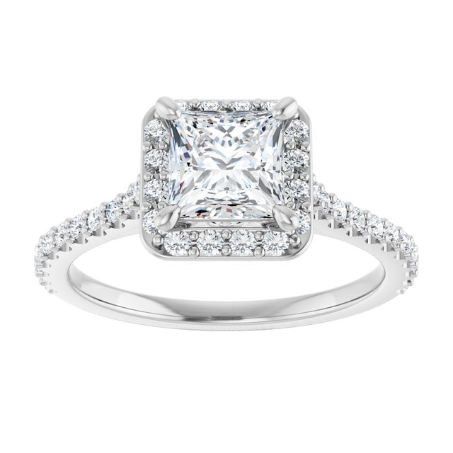 Halo-Style Engagement Ring