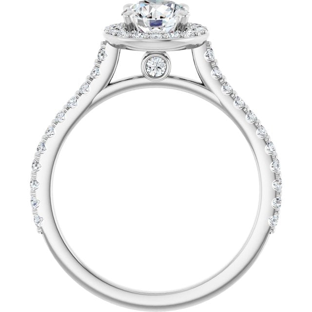 Halo-Style Engagement Ring