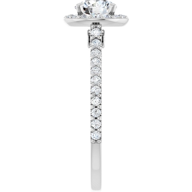 Halo-Style Engagement Ring