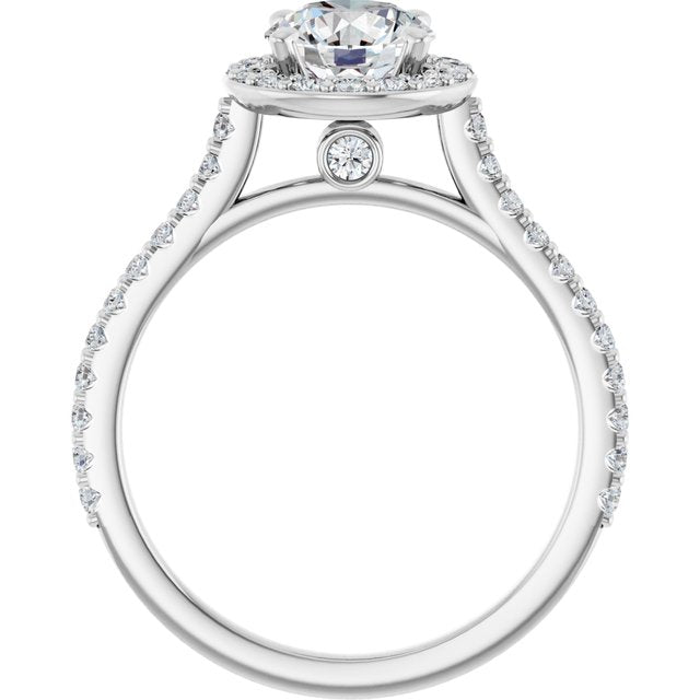 Halo-Style Engagement Ring