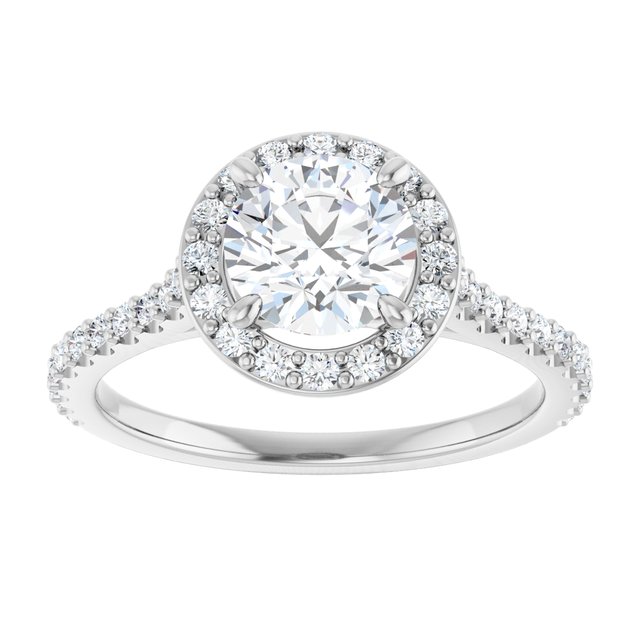 Halo-Style Engagement Ring
