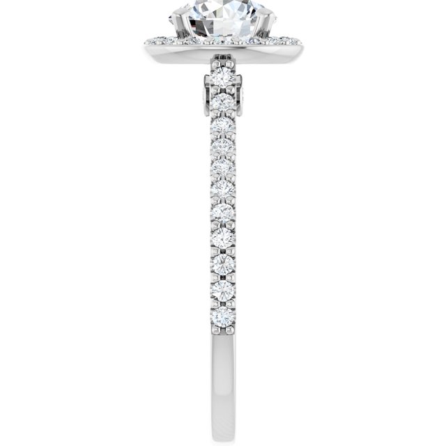 Halo-Style Engagement Ring