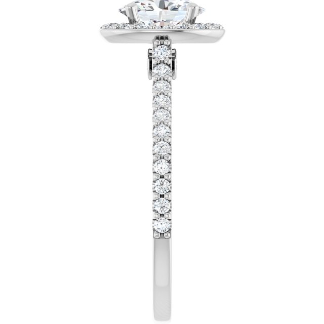 Halo-Style Engagement Ring