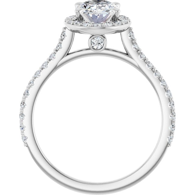 Halo-Style Engagement Ring