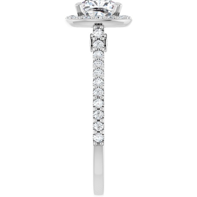 Halo-Style Engagement Ring
