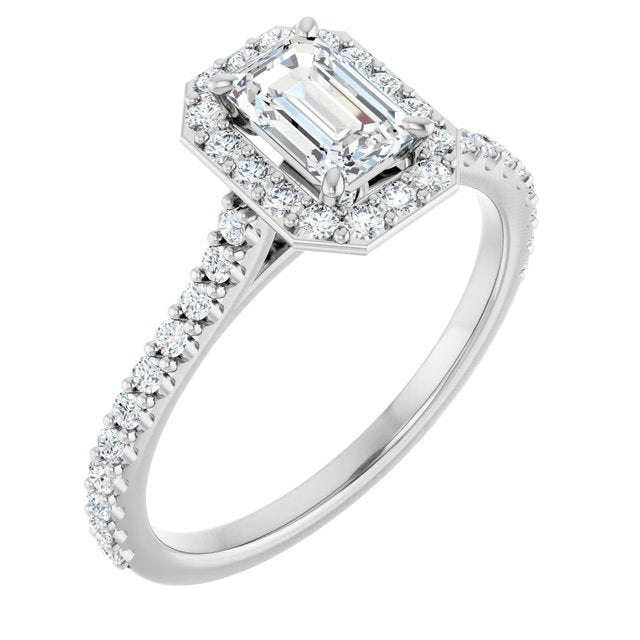 Halo-Style Engagement Ring