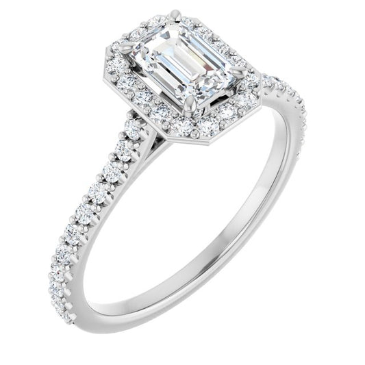 Halo-Style Engagement Ring