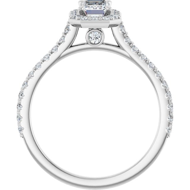 Halo-Style Engagement Ring