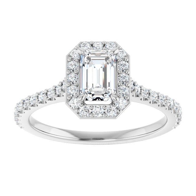 Halo-Style Engagement Ring