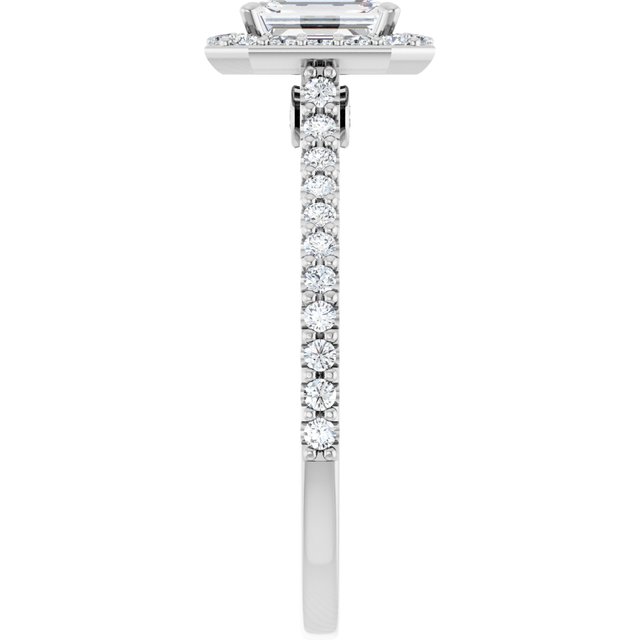 Halo-Style Engagement Ring